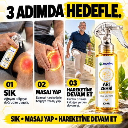 Tayaliva Arı Zehri Aktif Ağrı Spreyi 100ML